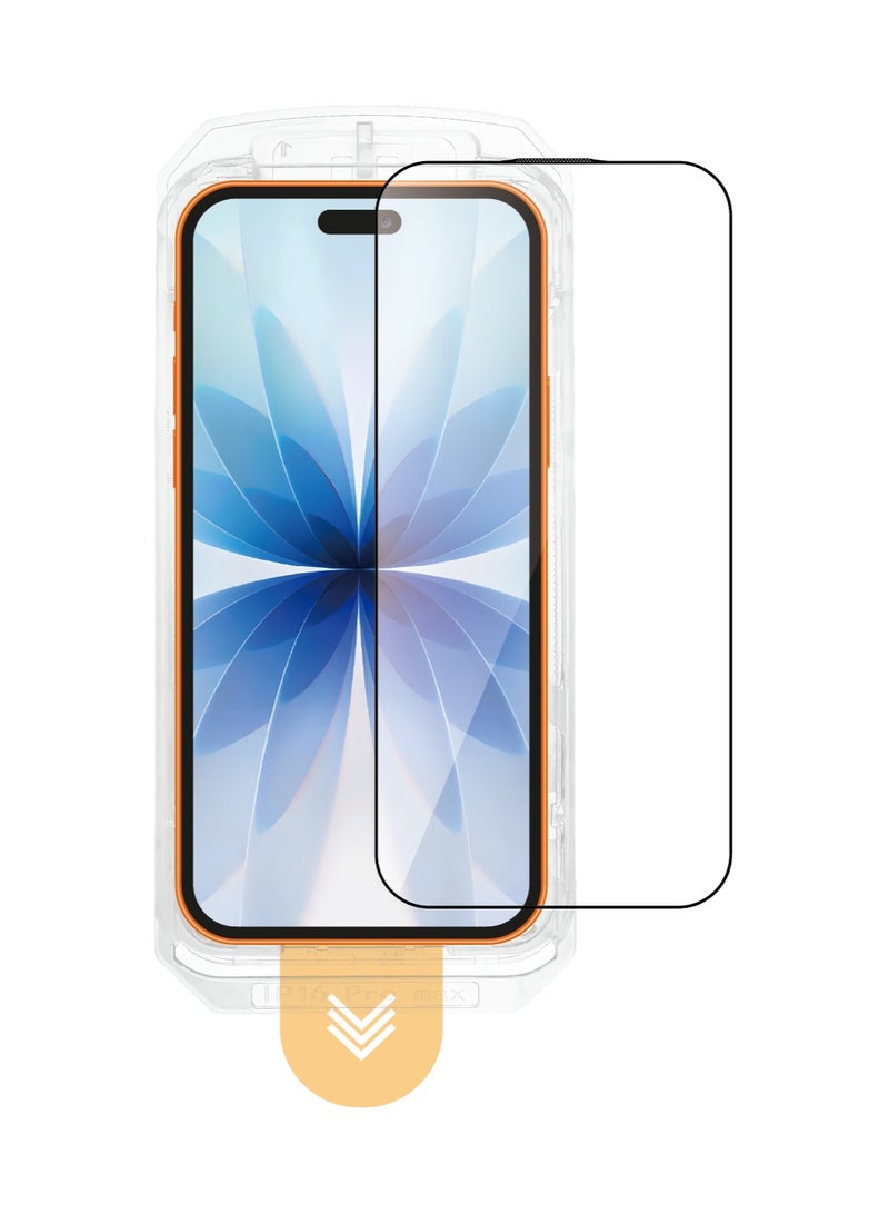 MYX Magic HD Glass – Premium Tempered Glass Screen Protector for iPhone 17 Pro, 9H Hardness, Ultra Clear, Oleophobic Coating, Anti-Shatter, Auto-Align Easy Installation